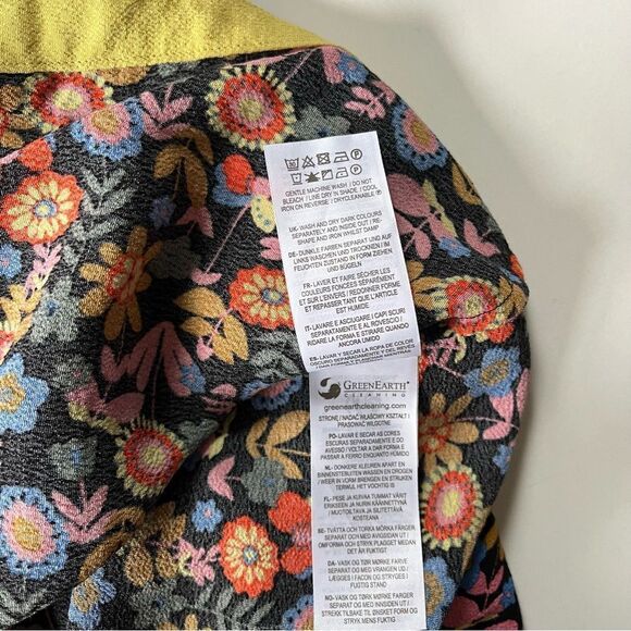 BODEN Trim Detail Maxi Dress Black, Multi Flora Bloom 4 - Picture 10 of 14